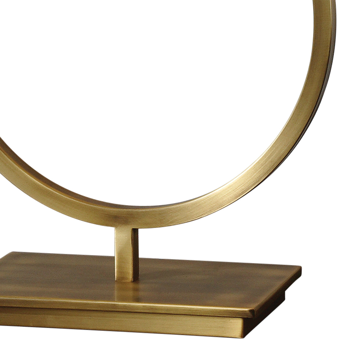 DUARA CIRCLE TABLE LAMP - AmericanHomeFurniture