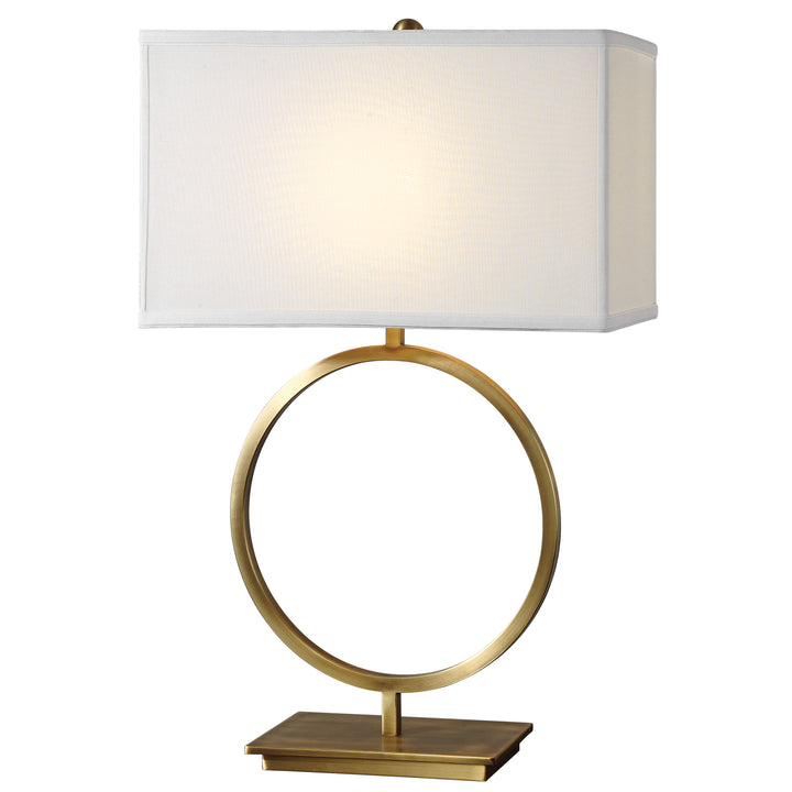 DUARA CIRCLE TABLE LAMP - AmericanHomeFurniture