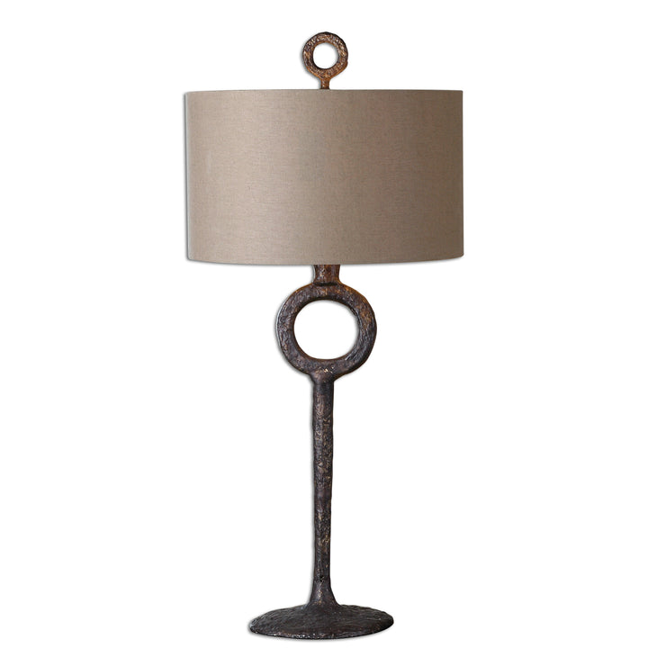 FERRO CAST IRON TABLE LAMP - AmericanHomeFurniture