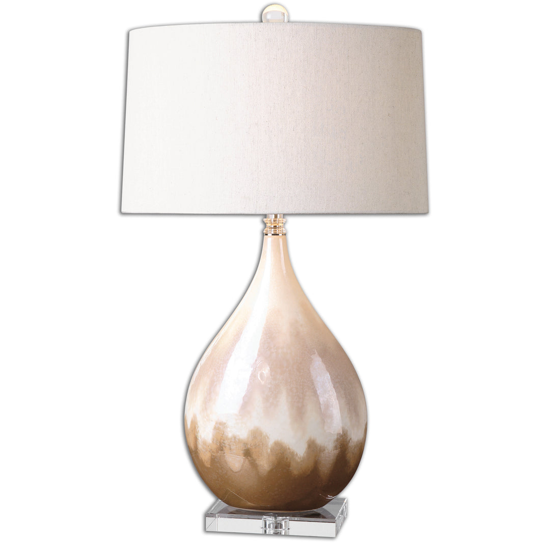 Flavian Glazed Ceramic Lamp - AmericanHomeFurniture