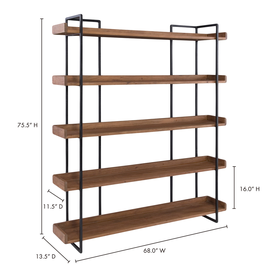American Home Furniture | Moe's Home Collection - Vancouver Bookshelf Large