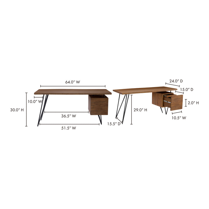 American Home Furniture | Moe's Home Collection - Nailed Desk