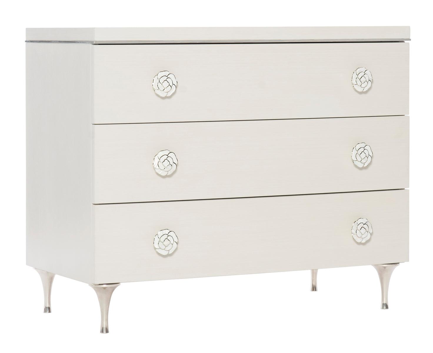 Bernhardt - Silhouette Nightstand White - '307234 | American Home Furniture