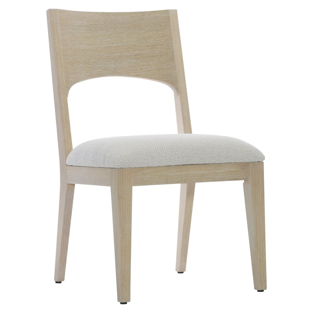 SOLARIA WOOD BACK SIDE CHAIR IN FABRIC B581
