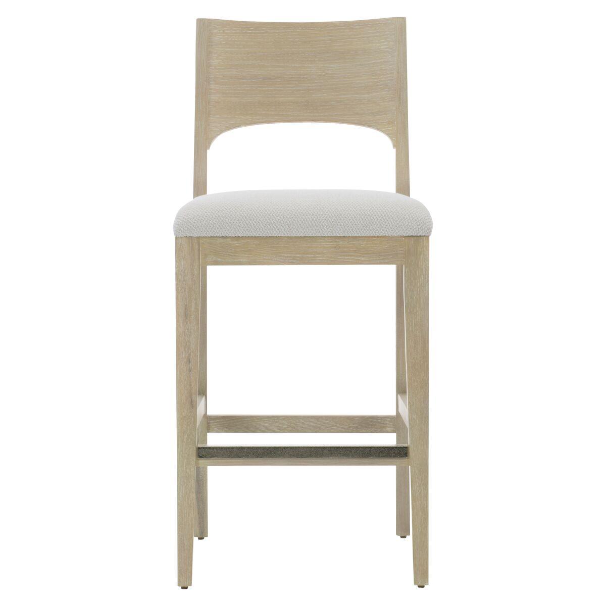 Bernhardt - Solaria Wood Back Bar Stool In Fabric B581 - '310588 | American Home Furniture