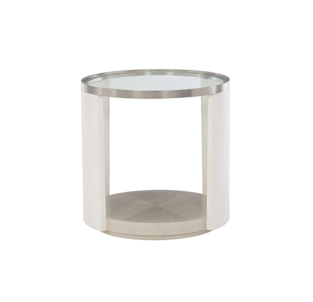 Bernhardt - Axiom Side Table Round - '381125 | American Home Furniture