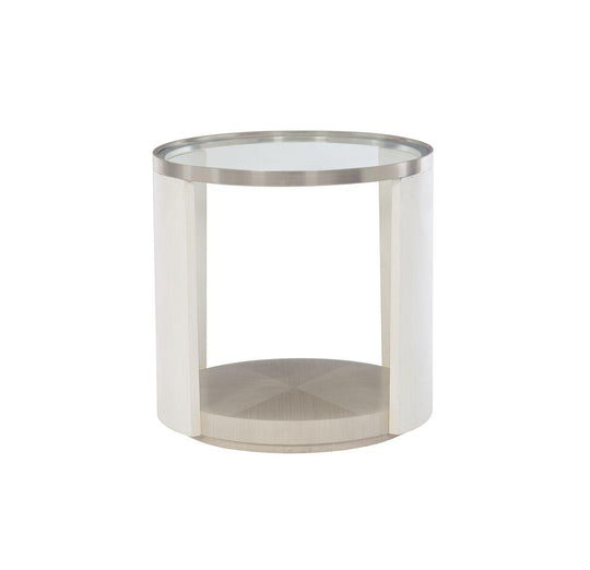 Bernhardt - Axiom Side Table Round - '381125 | American Home Furniture