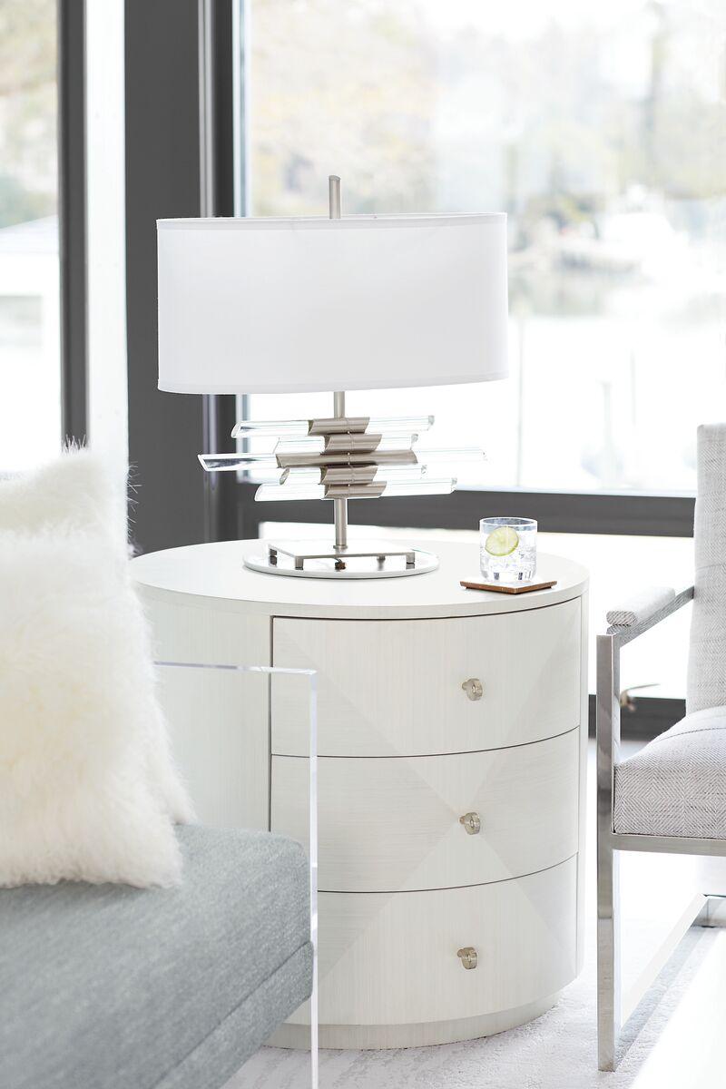 Bernhardt - Axiom Side Table Square - '381127 | American Home Furniture