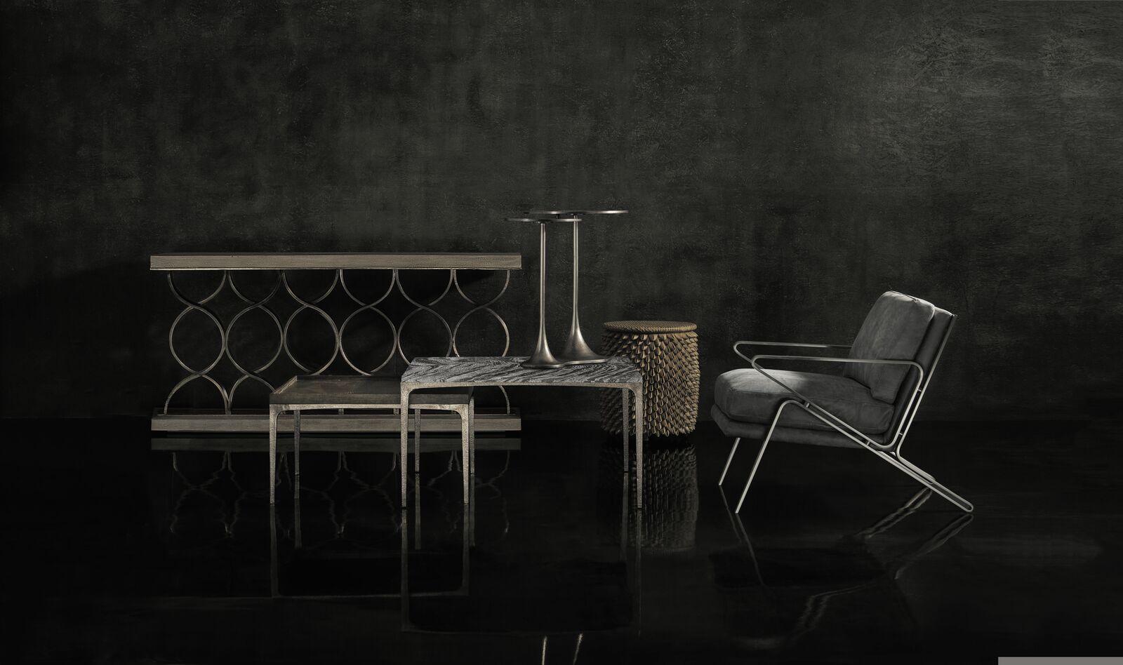 Bernhardt - STRATA COCKTAIL TABLE CHARCOAL - '382031 | American Home Furniture