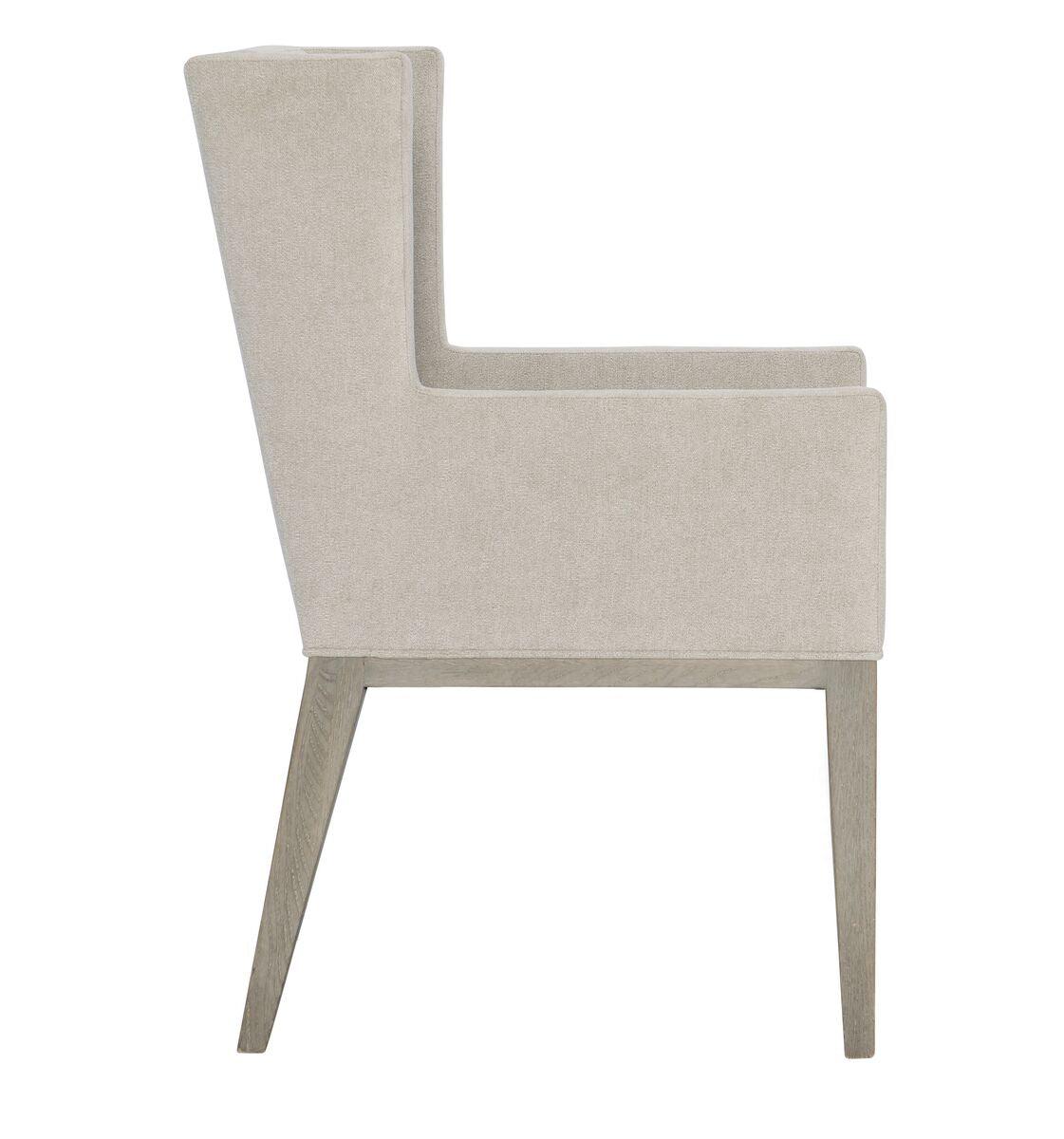 Bernhardt - Linea Arm Chair Light 25" - Set of 2 - 384548G | American Home Furniture