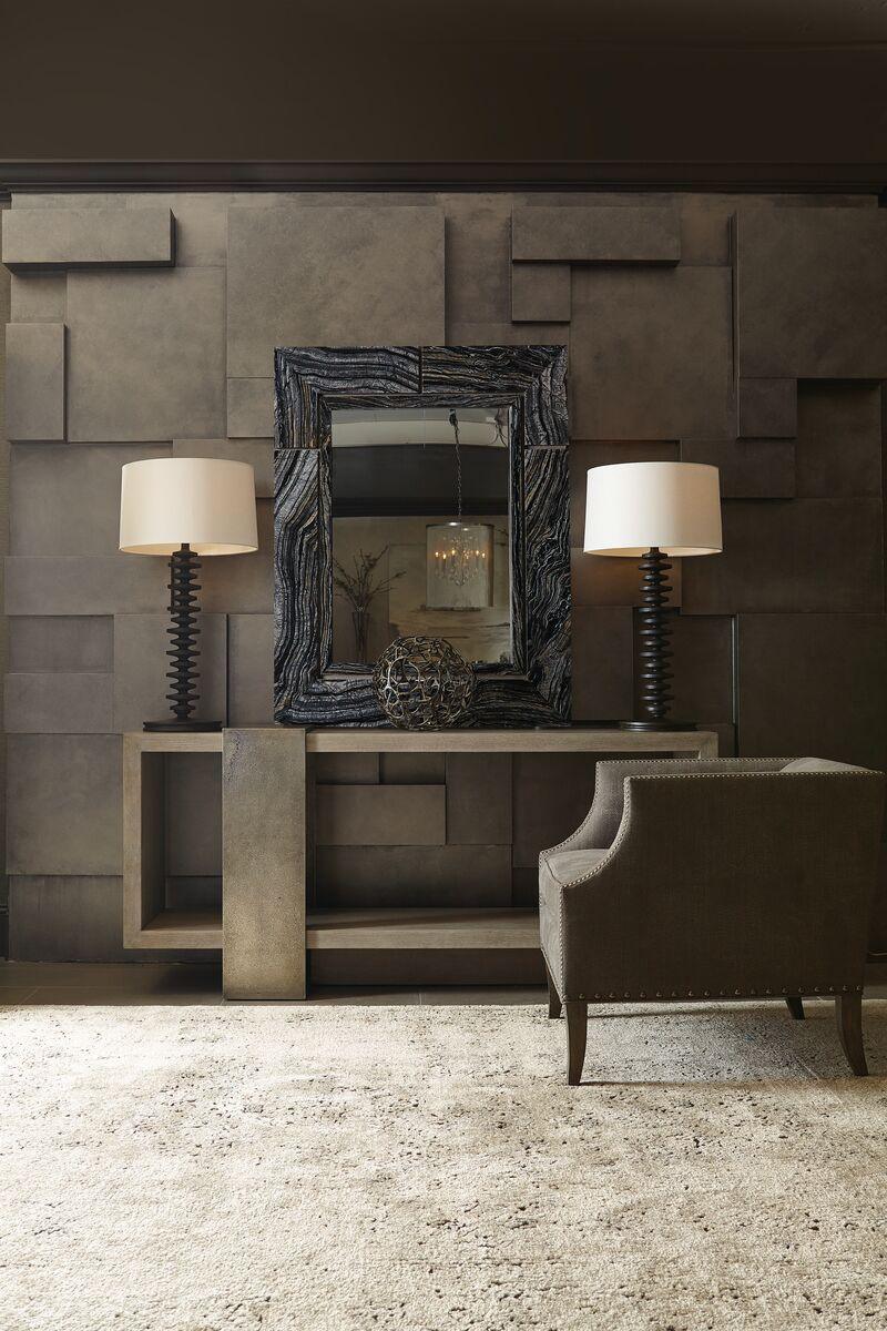 Bernhardt - Linea Console Table Gray - 384910G | American Home Furniture
