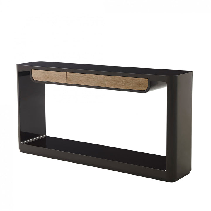 Bauer Console Table - Theodore Alexander - AmericanHomeFurniture