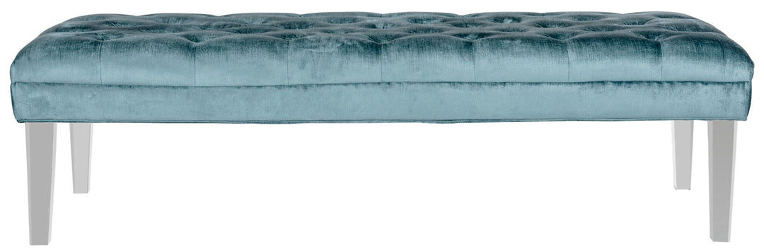 ABROSIA TUFTED BENCH - Safavieh - AmericanHomeFurniture