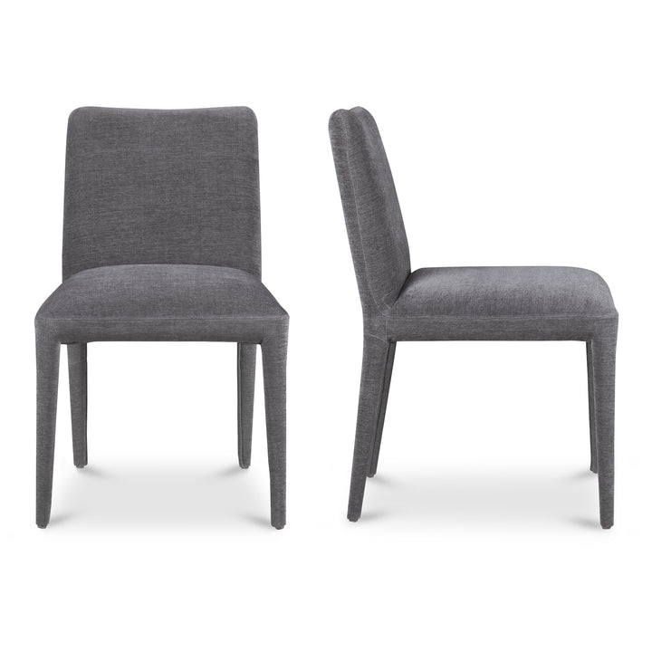 American Home Furniture | Moe's Home Collection - Calla Dining Chair Dark Grey-Set Of Two