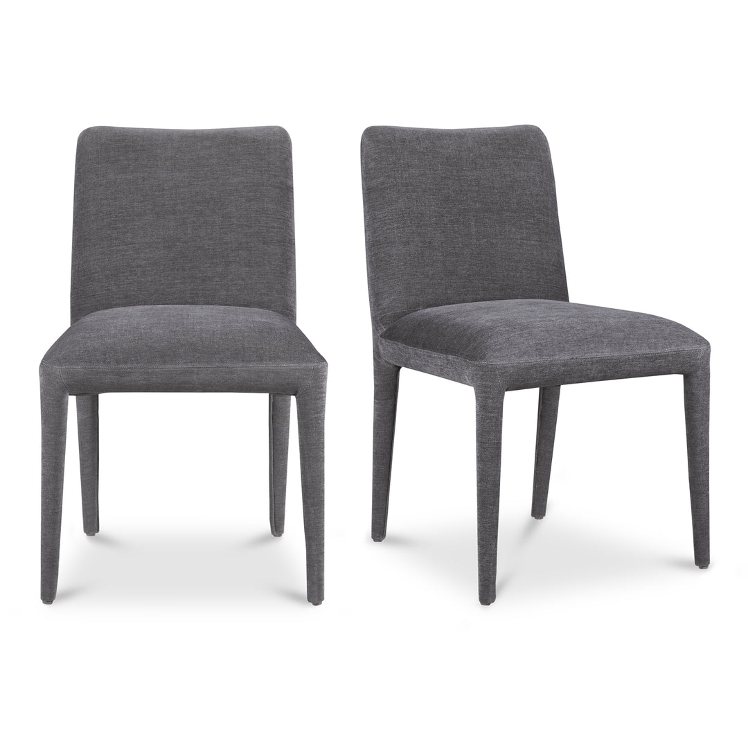 American Home Furniture | Moe's Home Collection - Calla Dining Chair Dark Grey-Set Of Two