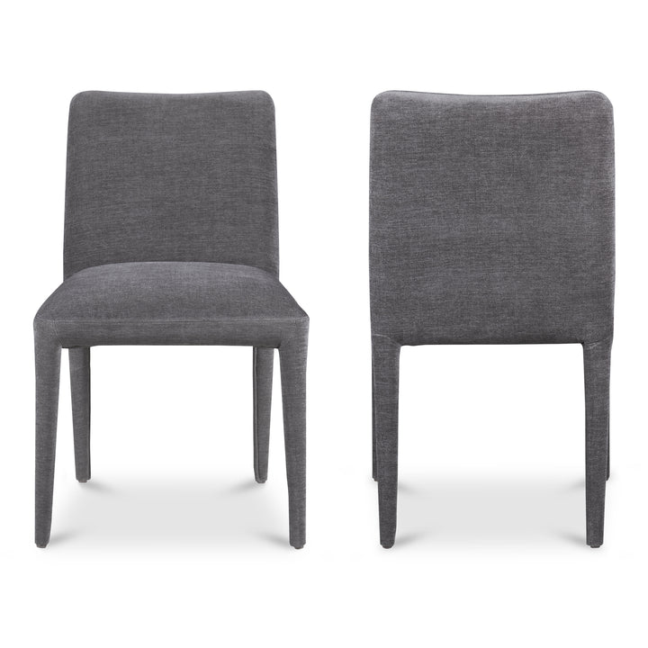 American Home Furniture | Moe's Home Collection - Calla Dining Chair Dark Grey-Set Of Two
