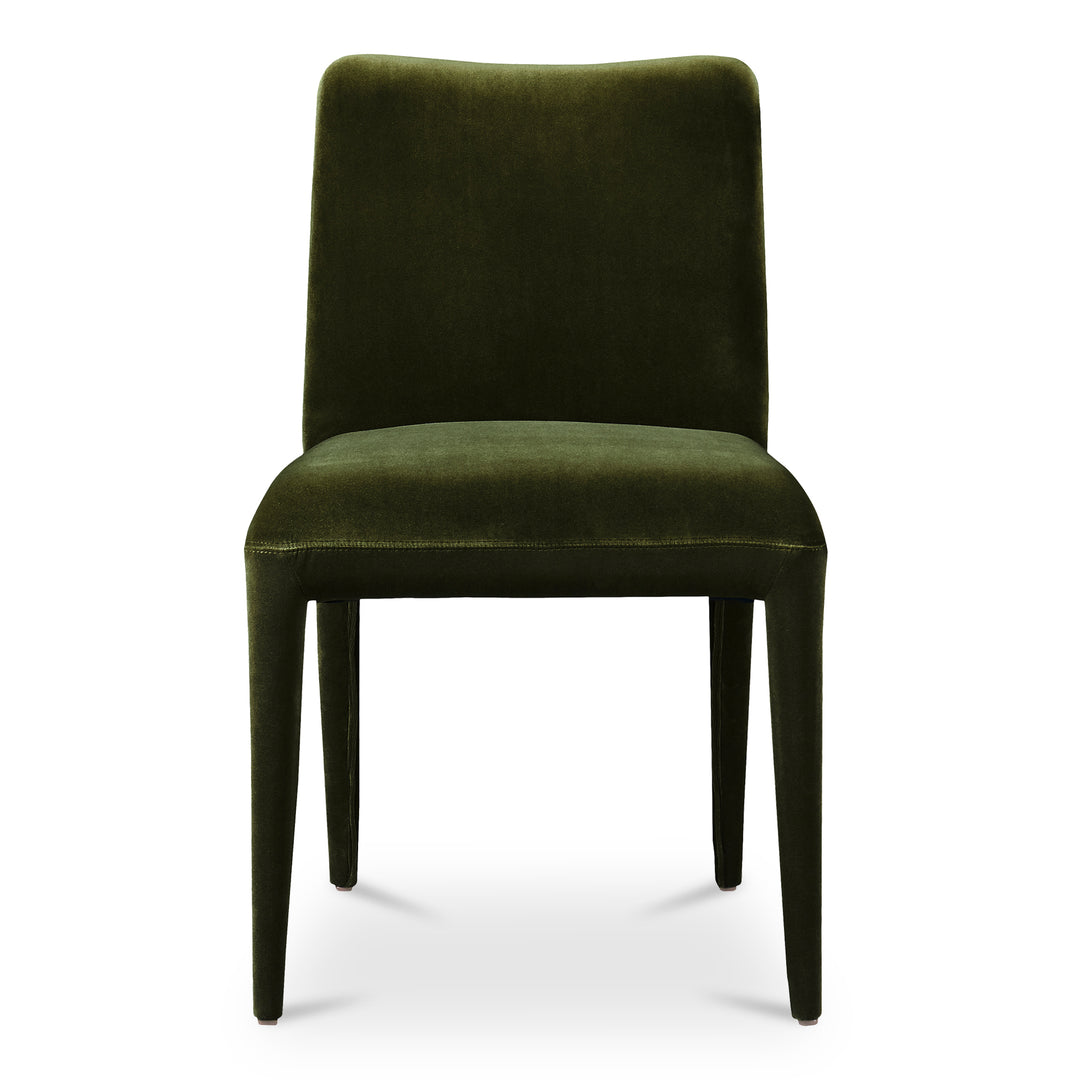 American Home Furniture | Moe's Home Collection - Calla Dining Chair Green Velvet-Set Of Two