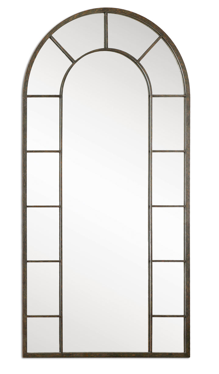 DILLINGHAM BLACK ARCH MIRROR - AmericanHomeFurniture