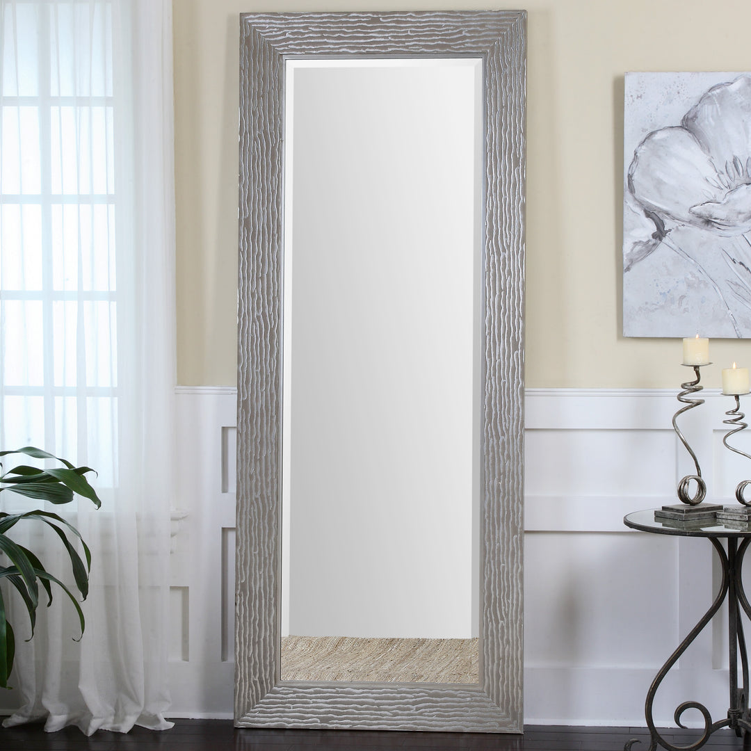 AMADEUS LARGE SILVER MIRROR - AmericanHomeFurniture