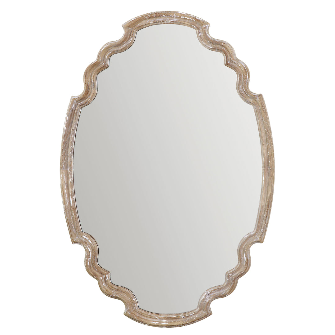 LUDOVICA AGED WOOD MIRROR - AmericanHomeFurniture