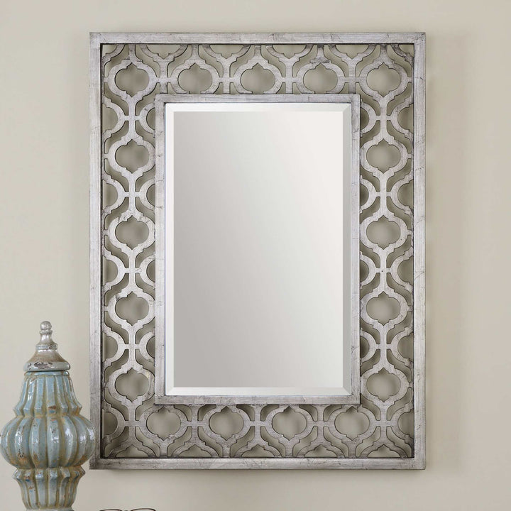 SORBOLO SILVER MIRROR - AmericanHomeFurniture