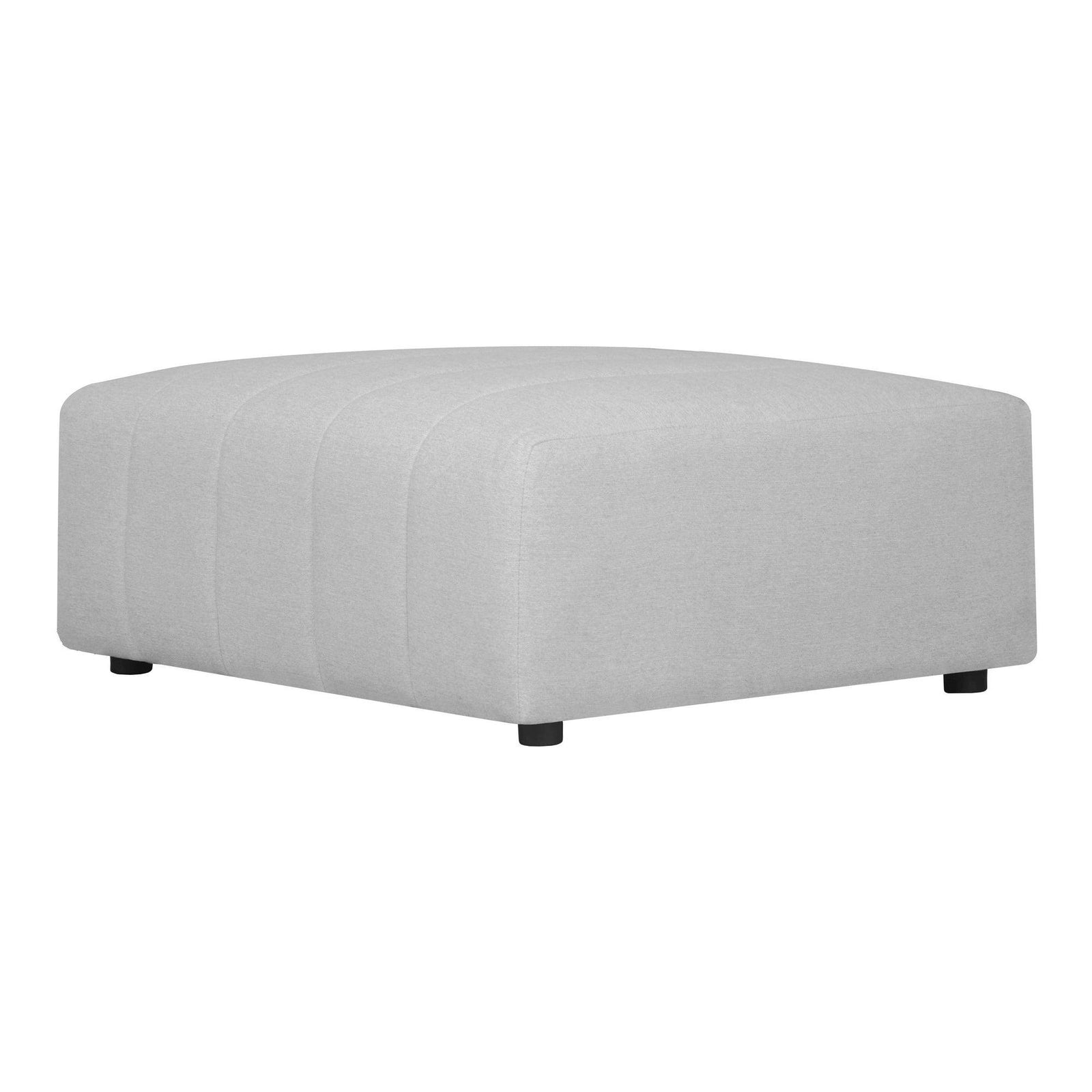 Moe's Home Collection - Lyric Ottoman Oatmeal - MT-1026-34 | American Home Furniture