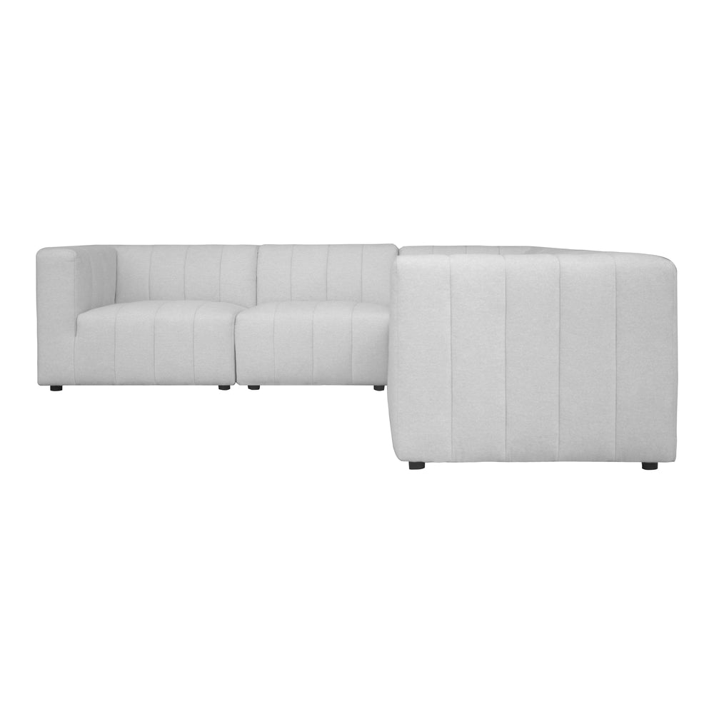 American Home Furniture | Moe's Home Collection - Lyric Classic L Modular Sectional Oatmeal