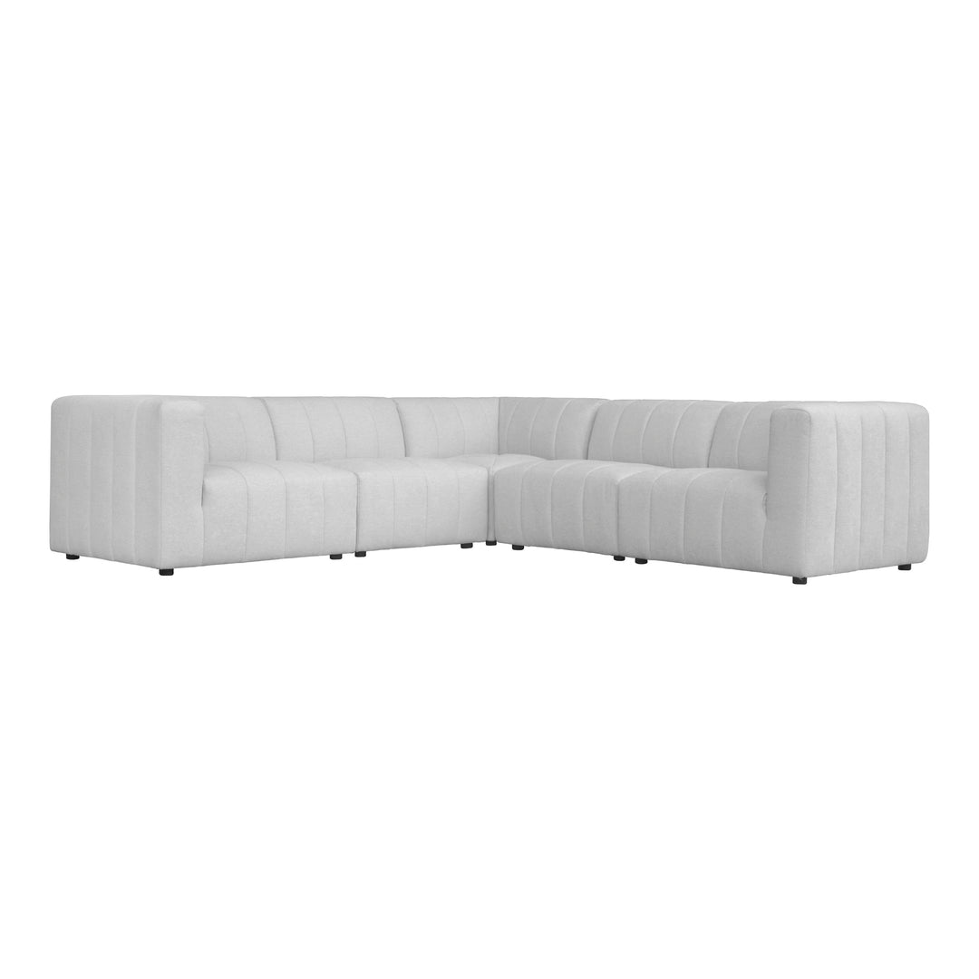 American Home Furniture | Moe's Home Collection - Lyric Classic L Modular Sectional Oatmeal