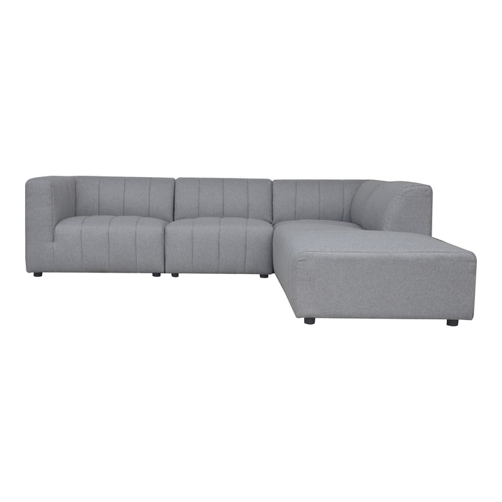 American Home Furniture | Moe's Home Collection - Lyric Dream Modular Sectional Right Grey