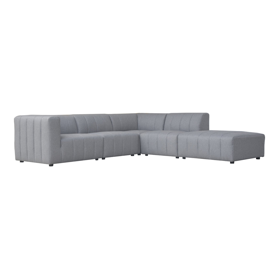 American Home Furniture | Moe's Home Collection - Lyric Dream Modular Sectional Right Grey