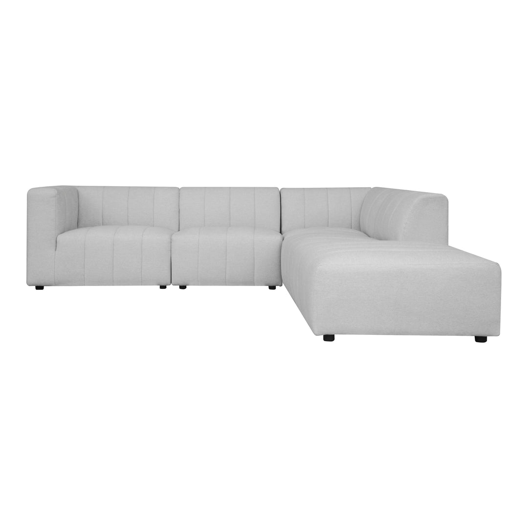 American Home Furniture | Moe's Home Collection - Lyric Dream Modular Sectional Right Oatmeal