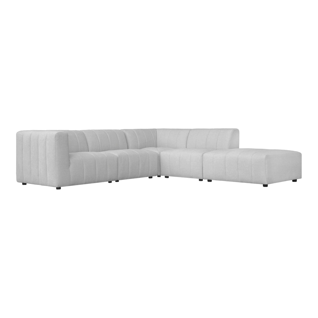 American Home Furniture | Moe's Home Collection - Lyric Dream Modular Sectional Right Oatmeal