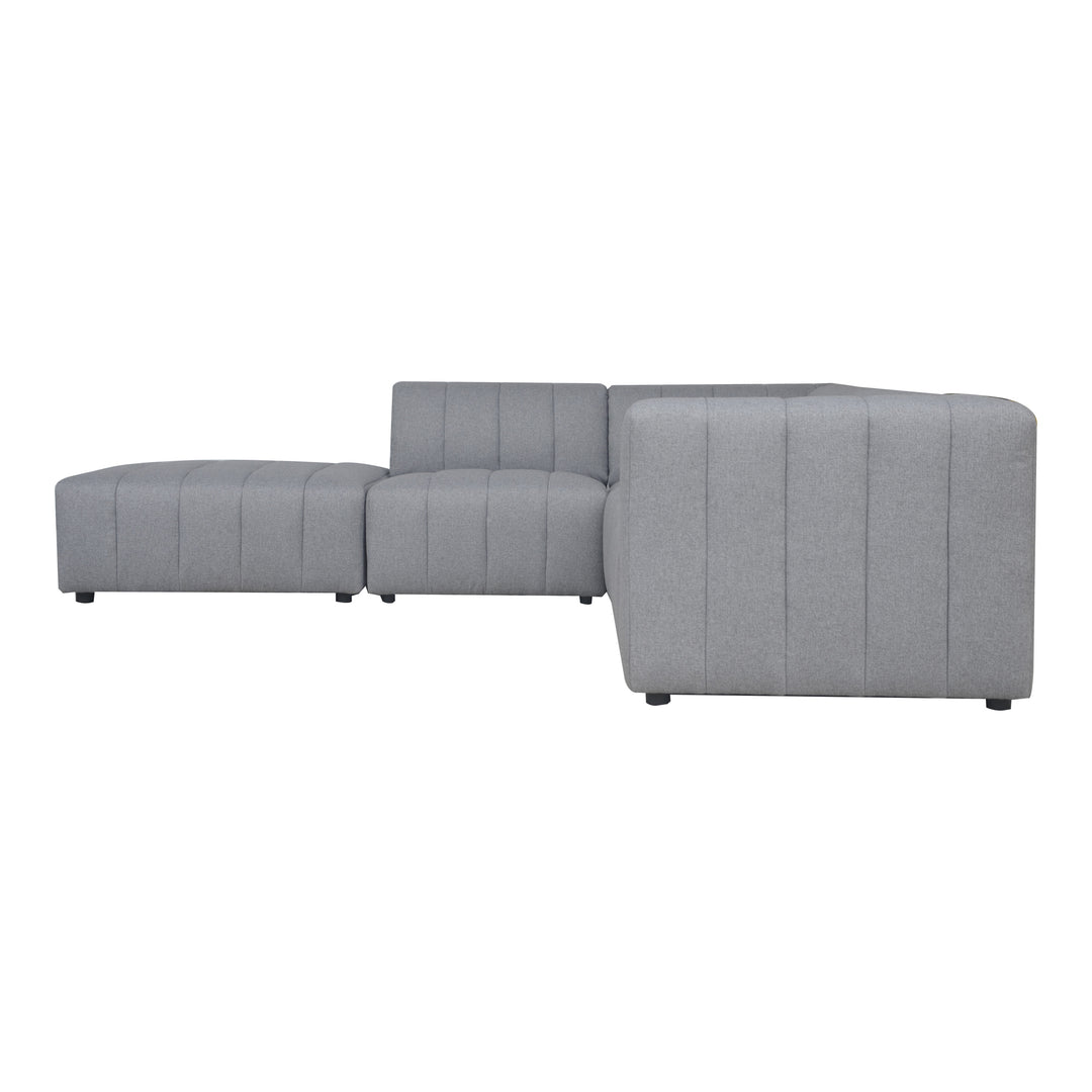 American Home Furniture | Moe's Home Collection - Lyric Dream Modular Sectional Left Grey