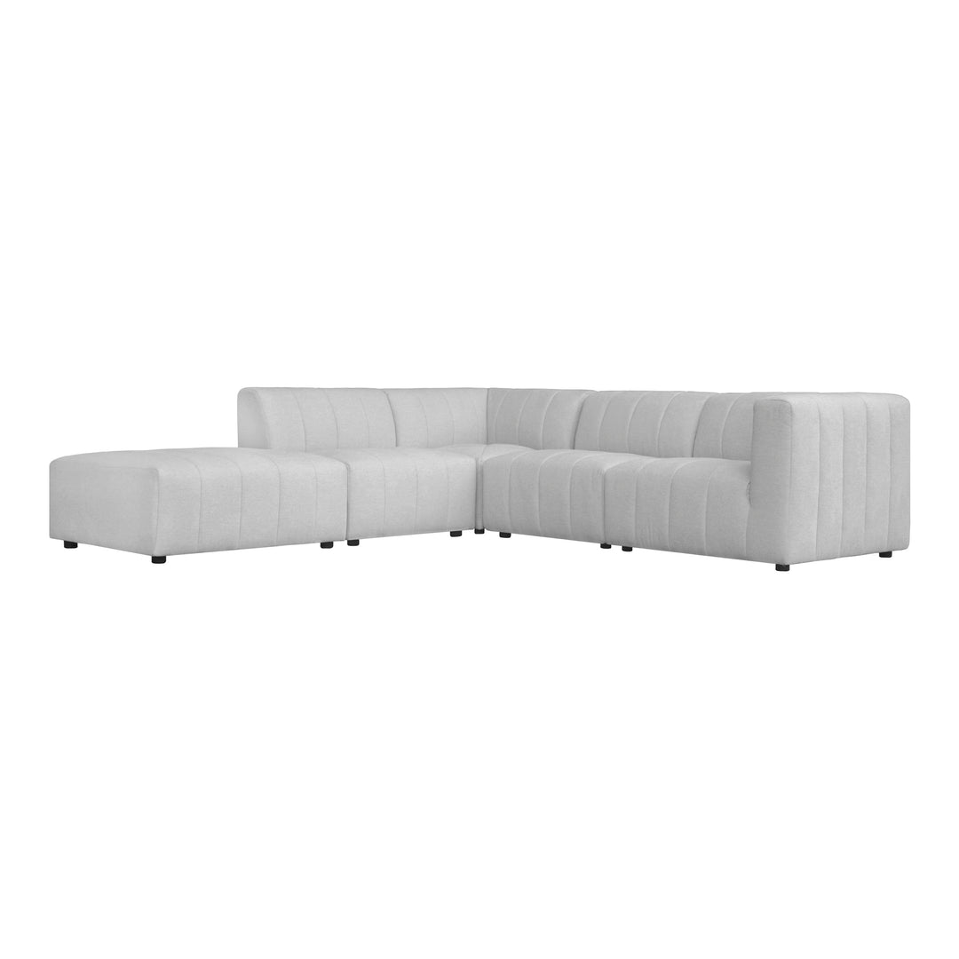 American Home Furniture | Moe's Home Collection - Lyric Dream Modular Sectional Left Oatmeal