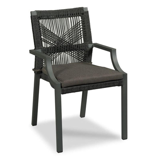 Woodbridge Bellevue Outdoor Stackable Arm Chair OUTDOOR DINING CHAIRS