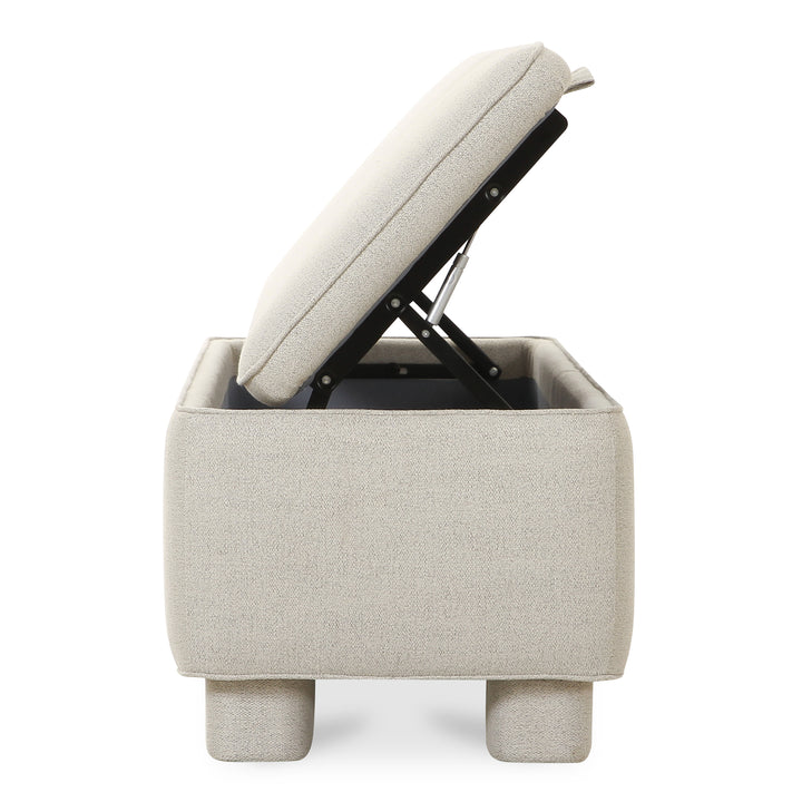 American Home Furniture | Moe's Home Collection - Ichigo Storage Bench Light Grey