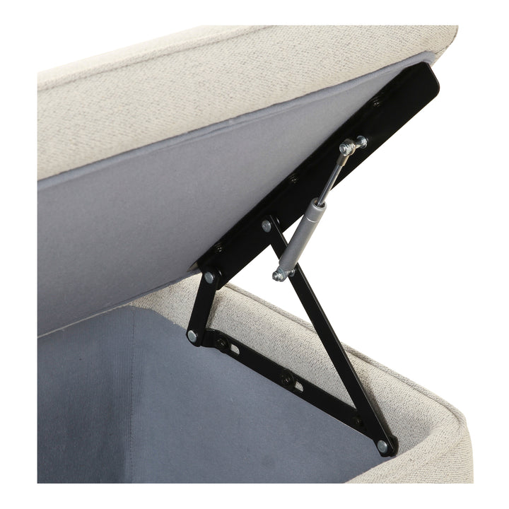 American Home Furniture | Moe's Home Collection - Ichigo Storage Bench Light Grey