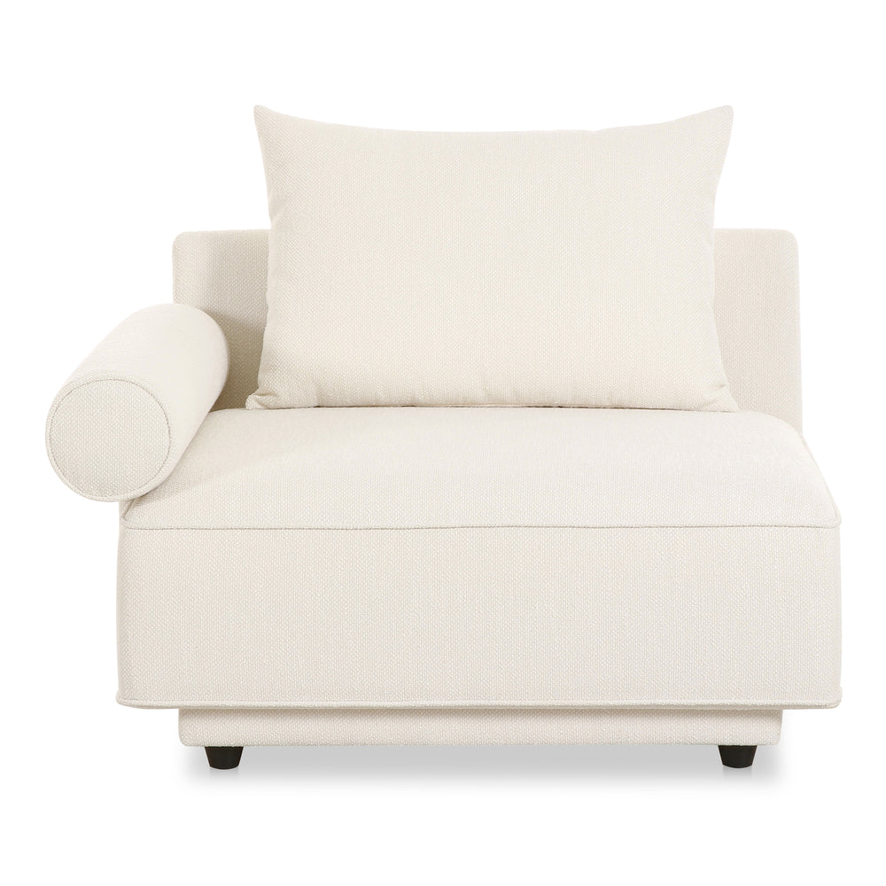 American Home Furniture | Moe's Home Collection - Rosello Left Arm Facing Chair White