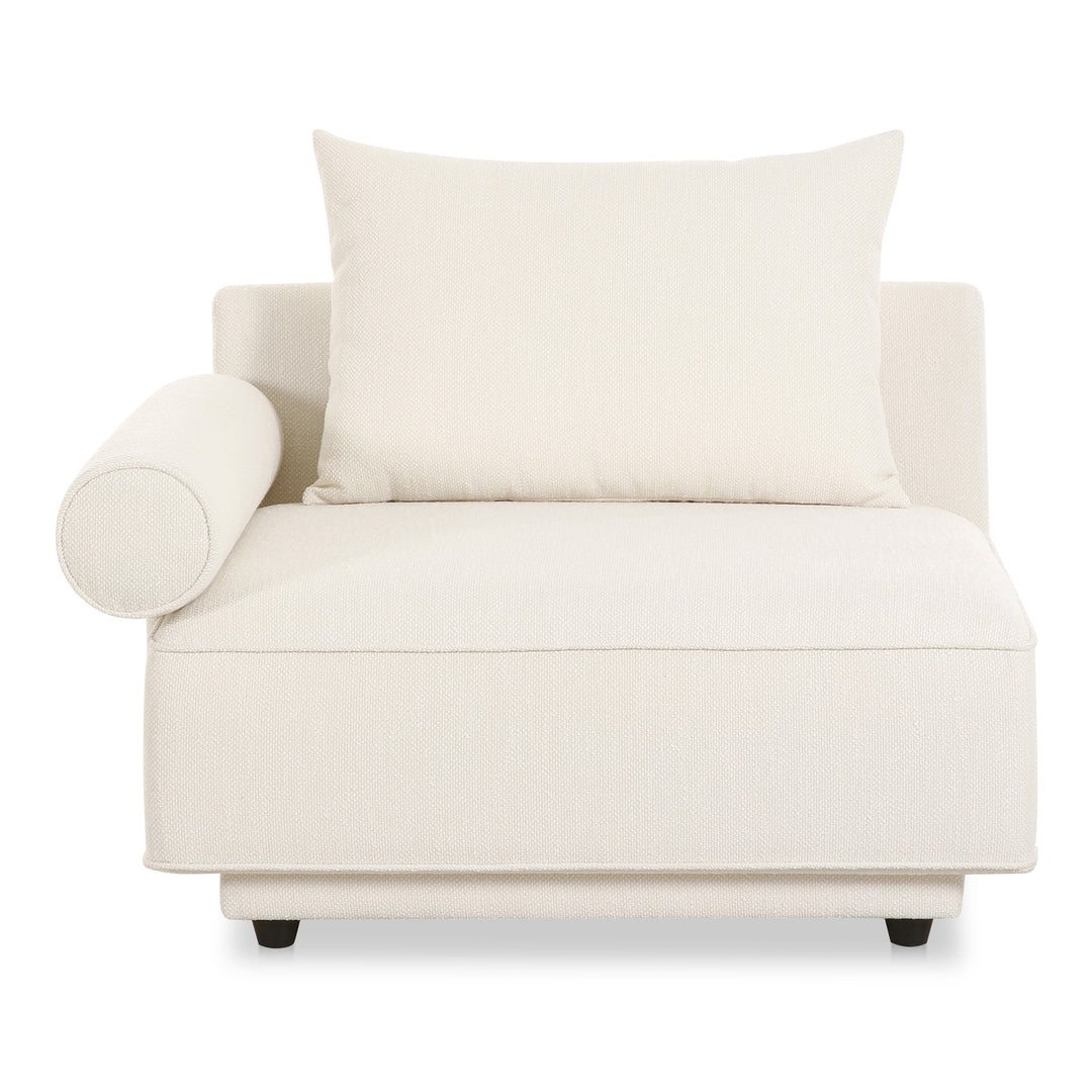 American Home Furniture | Moe's Home Collection - Rosello Left Arm Facing Chair White