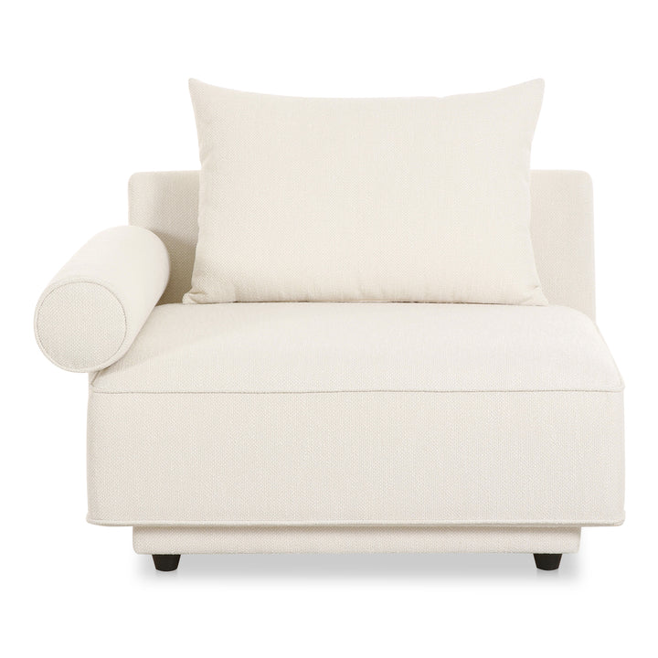 American Home Furniture | Moe's Home Collection - Rosello Left Arm Facing Chair White