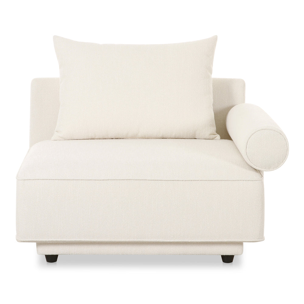 American Home Furniture | Moe's Home Collection - Rosello Right Arm Facing Chair White