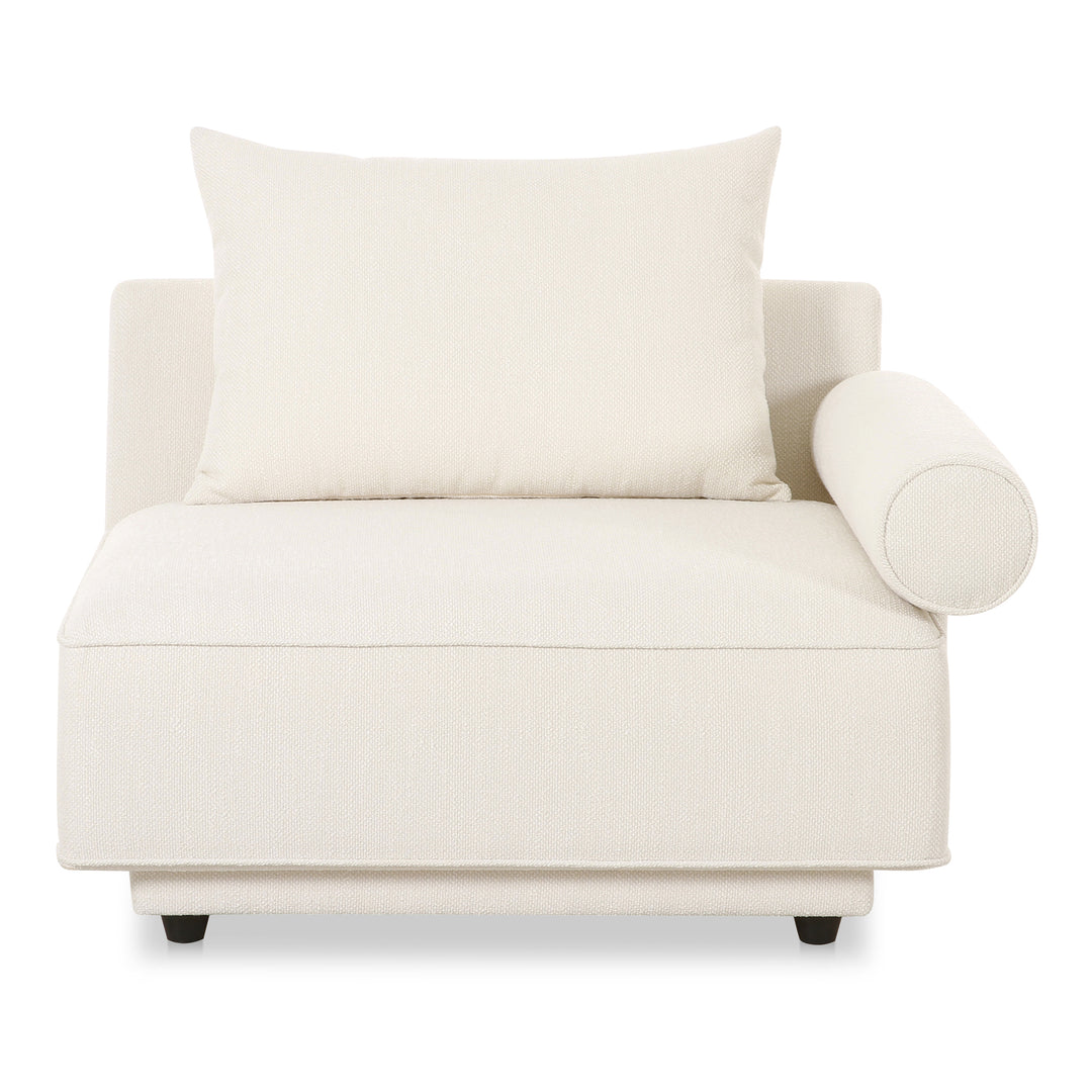 American Home Furniture | Moe's Home Collection - Rosello Right Arm Facing Chair White