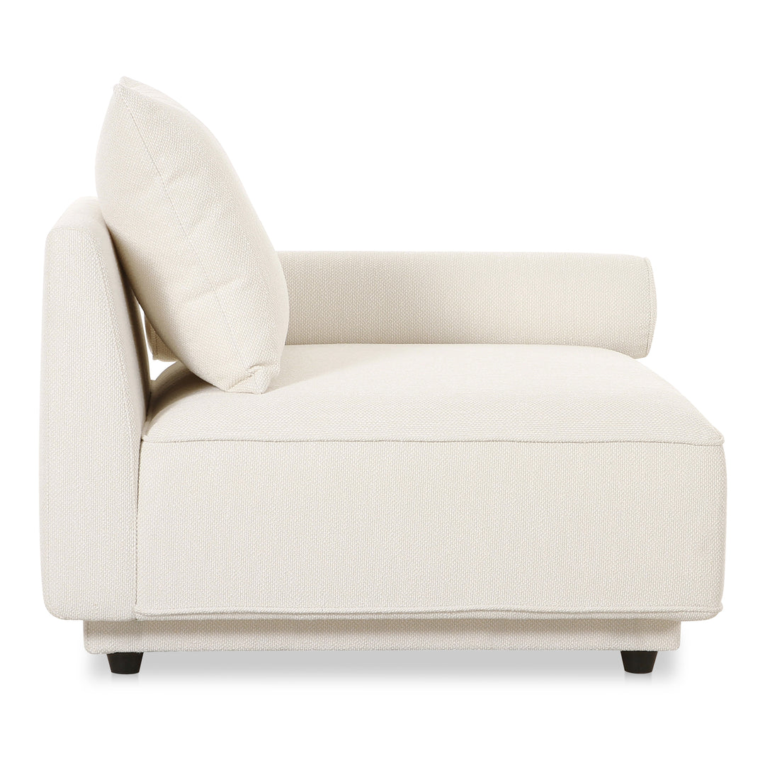 American Home Furniture | Moe's Home Collection - Rosello Right Arm Facing Chair White