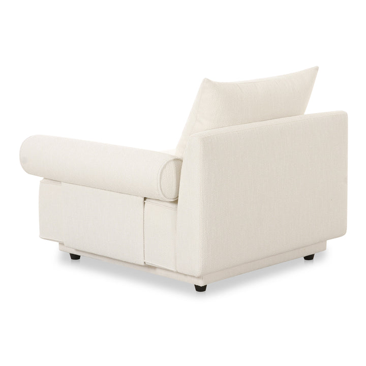 American Home Furniture | Moe's Home Collection - Rosello Right Arm Facing Chair White