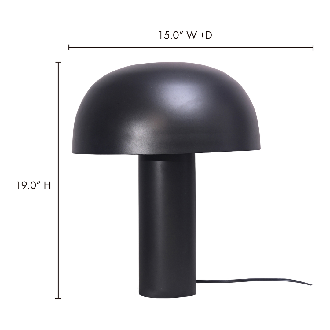 American Home Furniture | Moe's Home Collection - Nanu Table Lamp Black