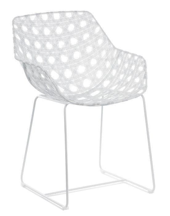 Oggetti Octa Arm Chair, White - Set of 2 DINING CHAIRS