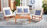 CHASTON 4 PC OUTDOOR LIVING SET WITH ACCENT PILLOWS - AmericanHomeFurniture