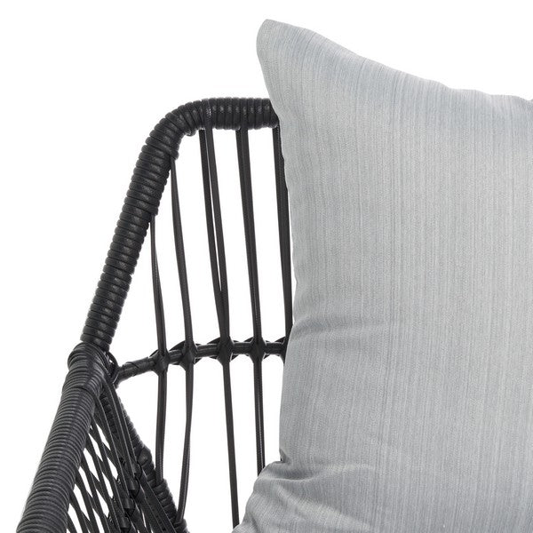 Black Rope / Grey Cushion