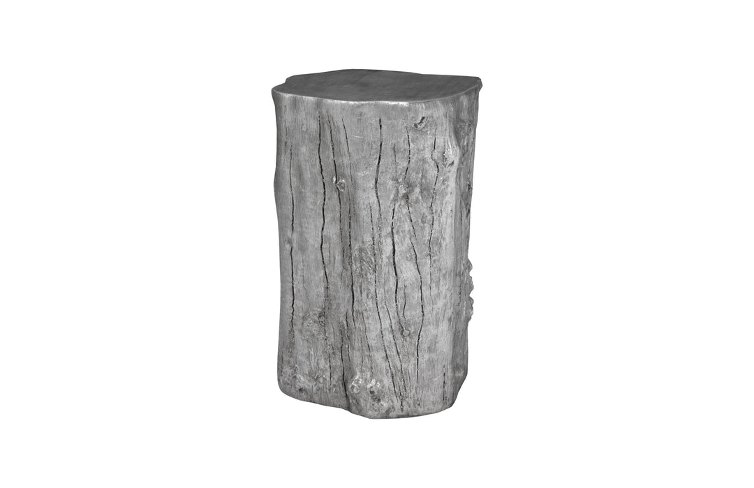 Log Stool, Silver Leaf, MD - Phillips Collection - AmericanHomeFurniture