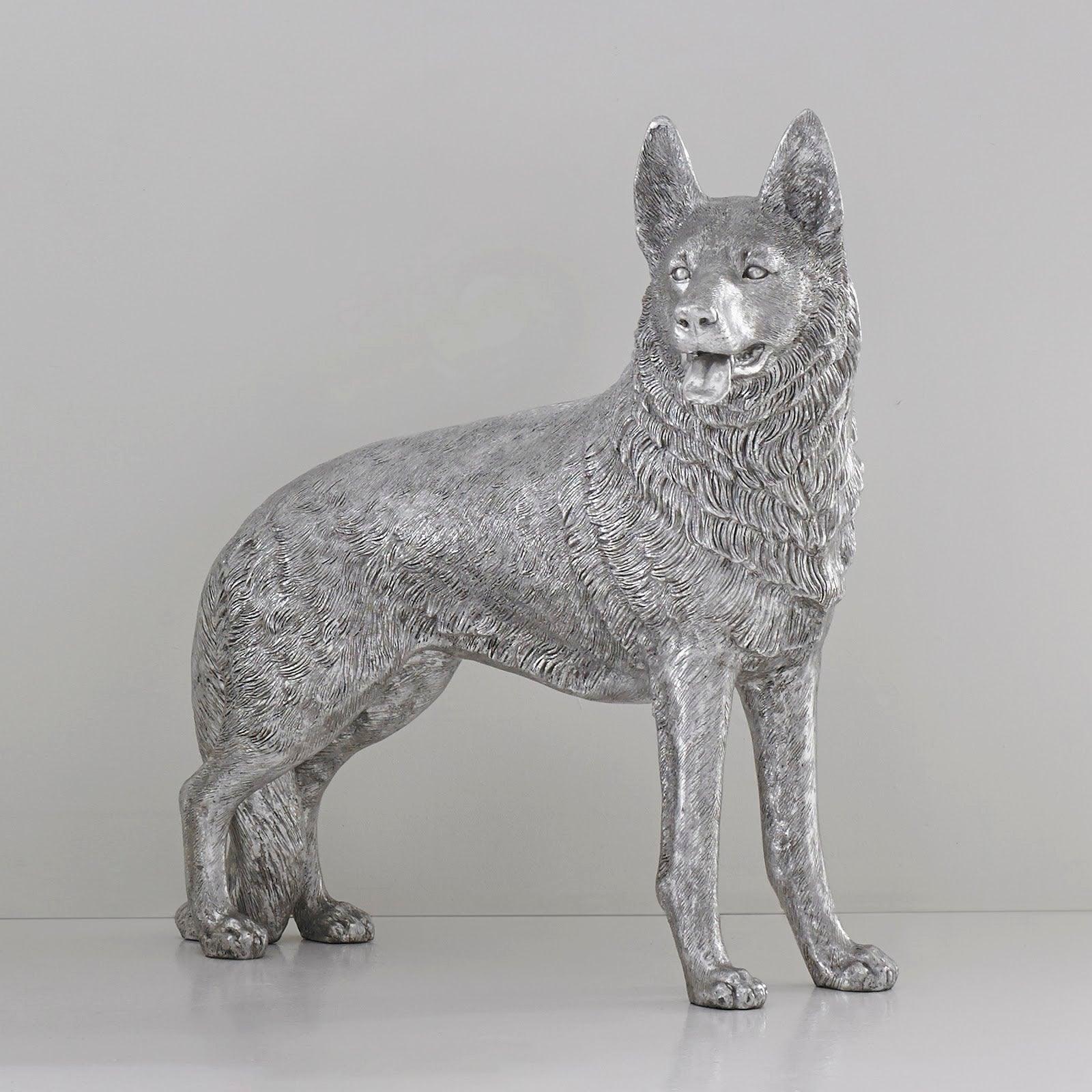 Phillips Collection German Shepherd, Silver Leaf DECORATIVE OBJECTS